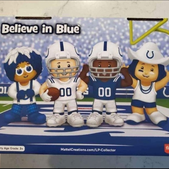 Fisher Price Little People NFL Colts For the Shoe - Picture 2 of 4